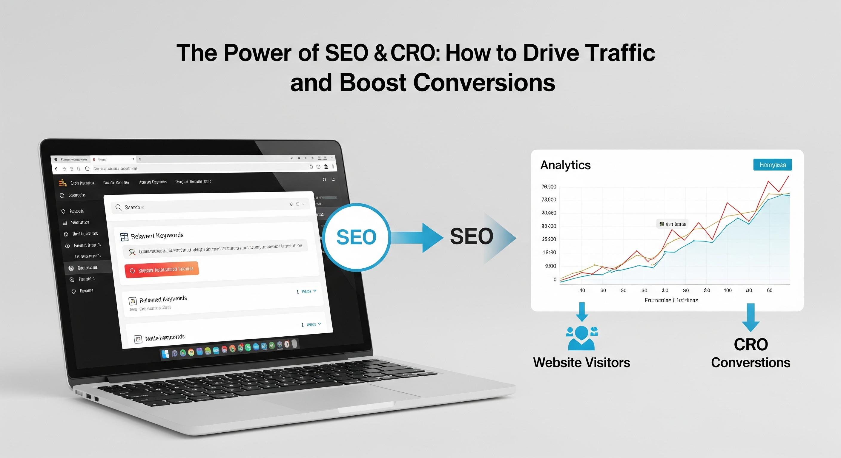 The Power of SEO and CRO: How to Drive Traffic and Boost Conversions